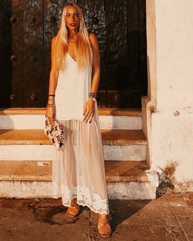 Anthropologie Lace Maxi Dress | Pickle
