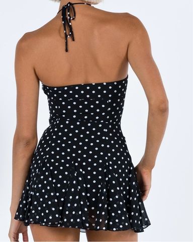 トップス Jaded London Lola Strapless Mini Dress Lola Strapless Mini Dress in Polkadot Stripe | Jaded London