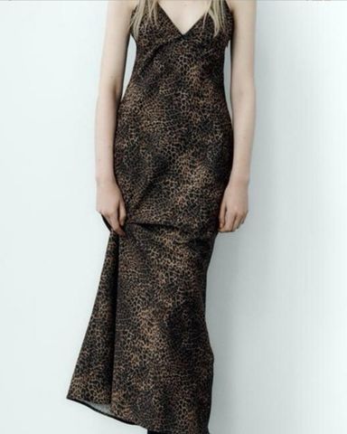 Zara Animal Print Midi Dress | Pickle