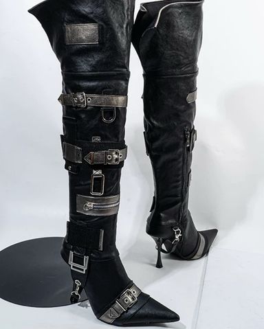 激安人気新品 NiiHAi Pickle | Black In Boots 靴