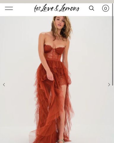 For Love & Lemons Bustier Gown | Pickle