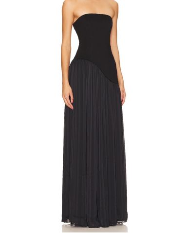 BCBGMaxazria Strapless Crepe Gown | Pickle