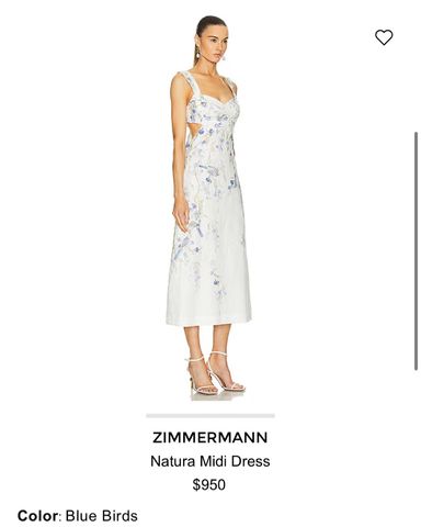 Zimmermann Natura Midi Dress | Pickle