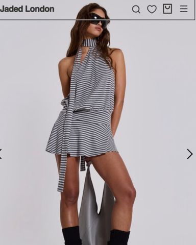 Jaded London Asymmetric Mini Dress | Pickle