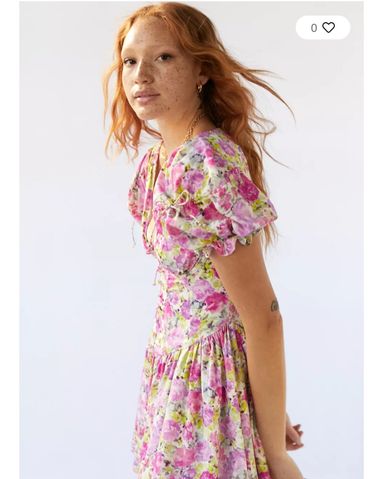 タグ付新品 Reformation Monica Dress US Sサイズ Reformation Monica Mini Wrap Dress Short Sleeve Snake Print