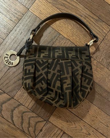 ハンドバッグ FENDI MINI FENDESSENCE BAG Fendi Denim FF Mini Fendessence Bag | Vivrelle