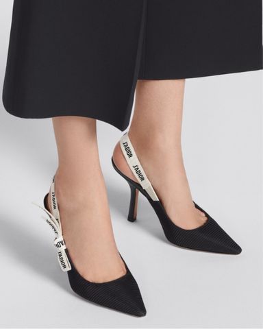 Christian Dior J'ADIOR Heel Slingback Pumps Size 36 Dot
