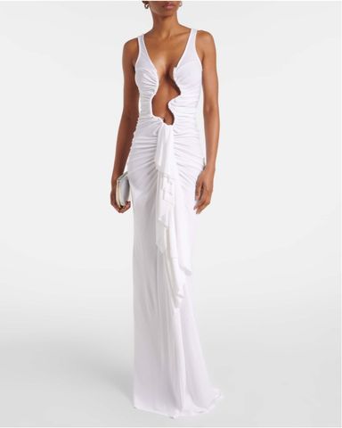 Coperni Asymmetric Flower Gown | Pickle