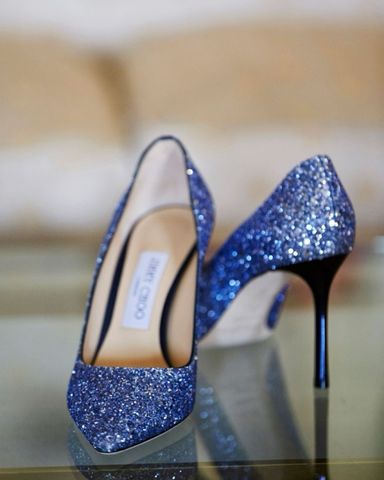 Jimmy Choo- Romy 100 “Something Blue” | Pickle