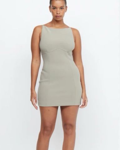 FWRD Eterne Grey Tank Mini Dress | Pickle