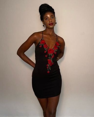 Reformation ブラック ミニ　ワンピース Reformation Black Mini Dress | Pickle
