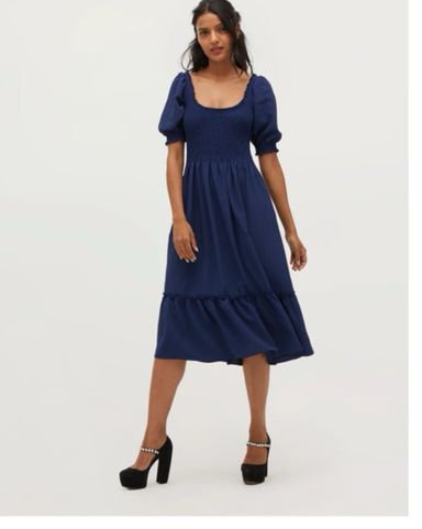 ワンピース house on the hill Dress navy 80 Buy HOUSE ON HILL DRESS | Johnny Was