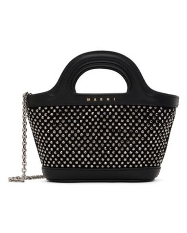 ■ ＊花＊ BLACK BASKET BAG MINI Sequin Mini Basket Bag | Pickle