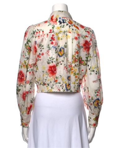 ❣️25新作 新品♡ Alice+Olivia プリント長袖ブラウス♡　661 ALICE+OLIVIA Blouse with Bow Tie | Pickle
