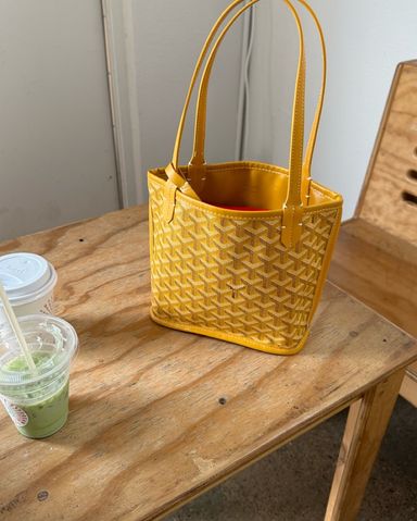 Goyard tote bag yellow sales