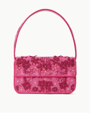 国内発| STAUD Staudines Pink イワシ ビーズショルダーバッグ STAUD TOMMY BEADED BAG STAUDINES PINK | Pickle