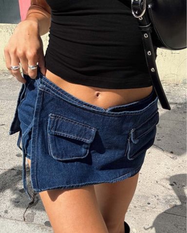 I.AM.GIA アイアムジーア NYKKO SKORT デニムスコート デニム NYKKO SKORT - BLUE : DENIM BLUE | I.AM.GIA