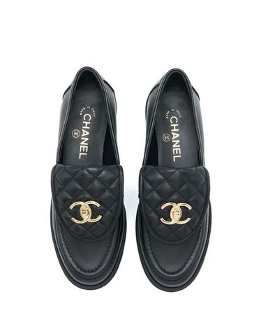 欲しいの Platform Chanel Authentic Loafers Pickle | 39 靴