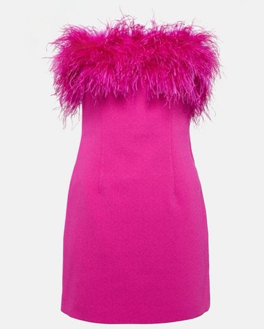 ポンチョ・ケープ TALLER MARMO Taller Marmo Feather Trim Dress | Pickle