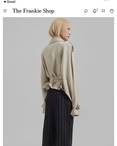 Frankie Shop Malia Utility Jacket | Pickle