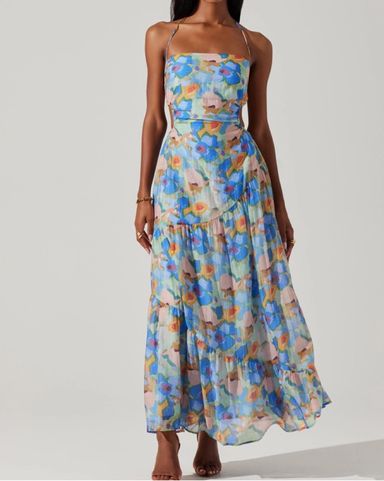 パーティードレス ZIMMERMANN august linen bandeau dress 1982DRS242 zimmermann-Multicolor-August-