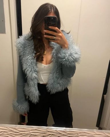 Cult Gaia Audrey Jacket - Ice Blue | Pickle