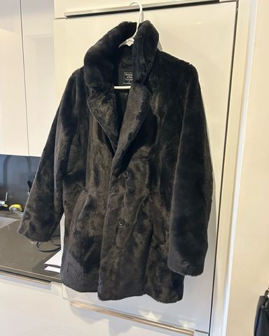 Zara Floor Length Faux Fur Coat | Pickle