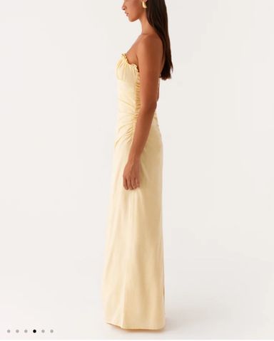【Aje.】Soulful Pom Pom Midi Dress エレガント マキシドレス Soulful Pom Pom Midi Dress | Soft Yellow | Aje – Aje ROW