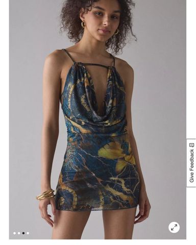 スカート Jaded London Mini dress Jaded London Cindy Mini Dress Cheetah | Pickle
