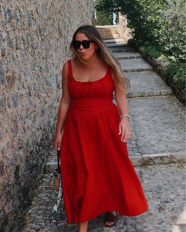 Reformation Marella Linen Dress | Shopbop
