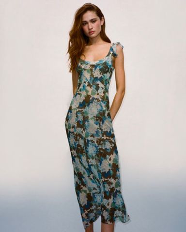 Blue Floral Realisation Par Dress | Pickle
