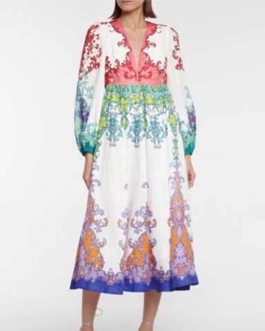 ワンピース Zimmermann DEVI MIDI SHIRT DRESS Zimmermann DEVI MIDI SHIRT DRESS | REVERSIBLE