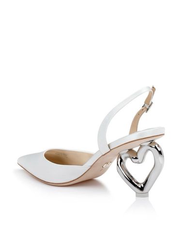 Alaia Heart Mules White 🤍 | Pickle