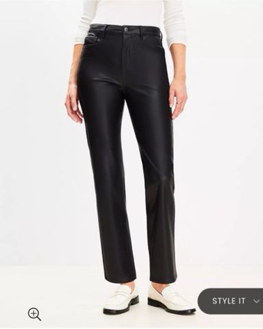 khy☆Faux Leather Pant☆パンツ Faux Leather Trouser | Black – Khy