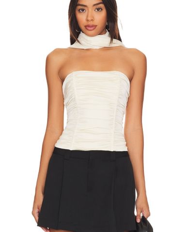 Adara Corset Top in Ivory | Pickle