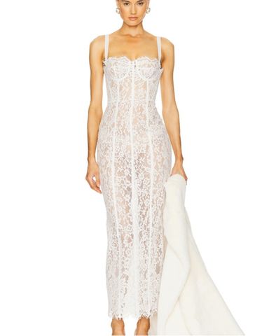 ワンピース SELF PORTRAIT LACE LONG DRESS Self-Portrait Lace maxi dress Self-Portrait