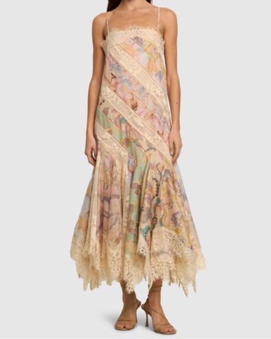 ZIMMERMANN 7960DR25RBLK 関税送料込 Zimmermann Wonderland Bias Slip Dress | Pickle