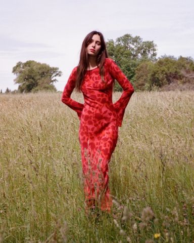 Realisation Par Red Leopard Dress | Pickle
