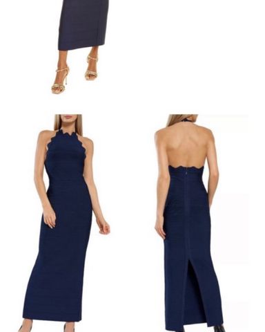 Herve Leger Sheer Bustier Gown | Pickle