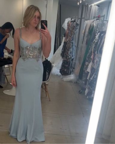 Herve Leger Sheer Bustier Gown | Pickle