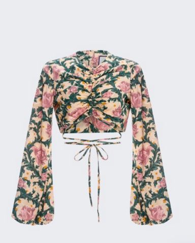 ALICE+OLIVIA Blouse with Bow Tie | Pickle