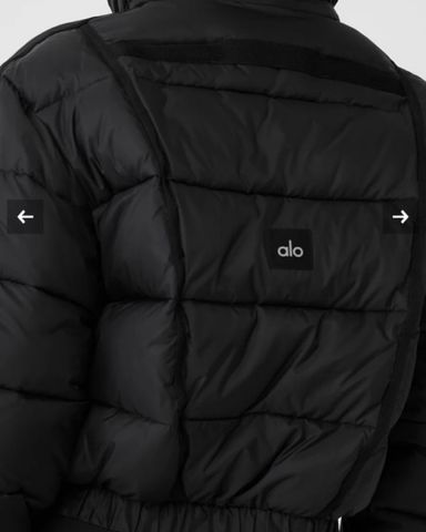 アロヨガ ALO YOGA Orion Puffer Jacket black alo yoga Orion Puffer Jacket Black M