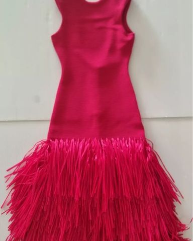 タキマキ愛用【Aje.】関税送料込◆RUSHES RAFFIA KNIT ドレス Rushes Raffia Knit Mini Dress | Deep Fuschia | Aje – Aje ROW