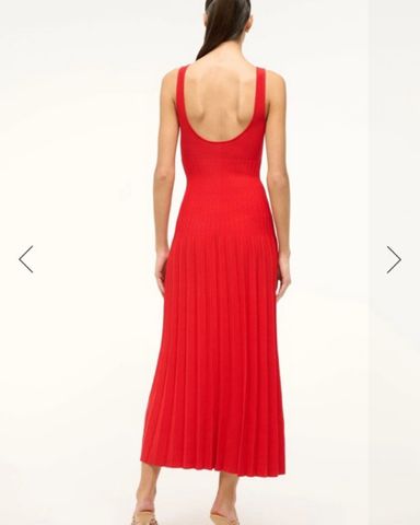 STAUD - Ellison Dress (RED) | Pickle