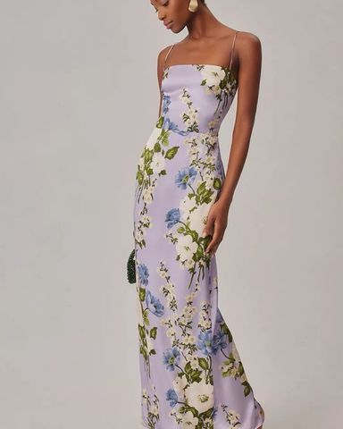 Purple reformation dress online