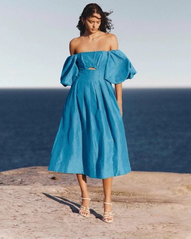 【Aje.】Jasmine Midi Dress Jasmine Midi Dress | Abstract Fern | Aje – Aje ROW