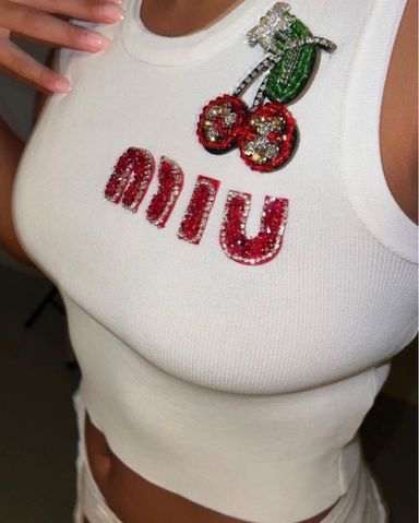 Miu Cherry Red Tank | Pickle