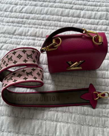 LOUIS VUITTON ブラスレ ファランドール ローズピンク ヴィトン モノグラム マフラー 黒ピンク 長袖アウターバッグ と