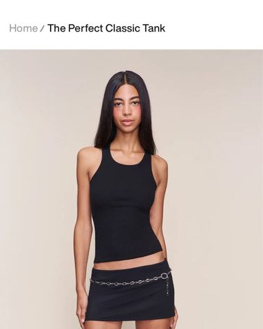 TANKAIR オフショルダー ブラック トップス(black) Studio Tank in Black - Tank Air