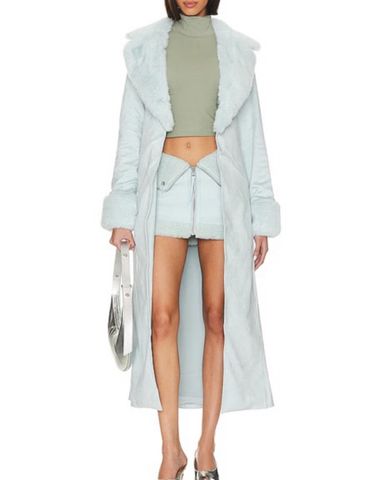Cult Gaia Audrey Jacket - Ice Blue | Pickle